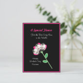 Carte Postale Jolie Fleur de Chien Mignon de la Meilleure Maman (Debout devant)