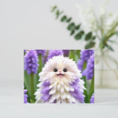 Carte Postale Jolie Fleur Jardin (Debout devant)