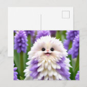 Carte Postale Jolie Fleur Jardin (Devant / Derrière)