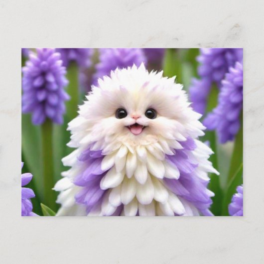 Carte Postale Jolie Fleur Jardin (Devant)