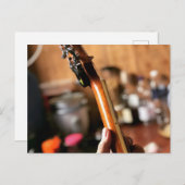 Carte Postale Jolie guitare acoustique (Devant / Derrière)