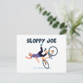 Carte Postale Jolie Joe Funny Biden Chemise Sloppy Joe Biden Fun (Debout devant)