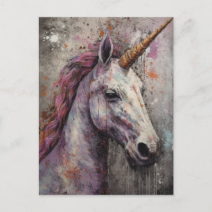 Carte Postale Jolie licorne