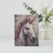 Carte Postale Jolie licorne (Debout devant)