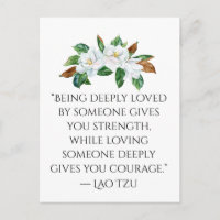 Jolie Magnolias et Citation d'amour profond