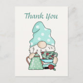 Carte Postale Jolie maison de thé merci gnome (Devant)