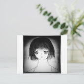 Carte Postale jolie manga anime fille (Debout devant)