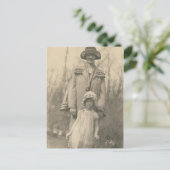 Carte Postale Jolie mère et fille (Debout devant)