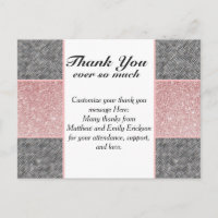 Jolie Parties scintillant rose Faux et tissu gris