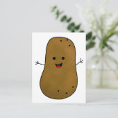 Carte Postale Jolie Patate Heureuse (Debout devant)