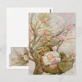 Carte Postale Jolie petite fille (Devant / Derrière)