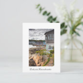 Carte Postale Jolie petite maison de plage (Debout devant)