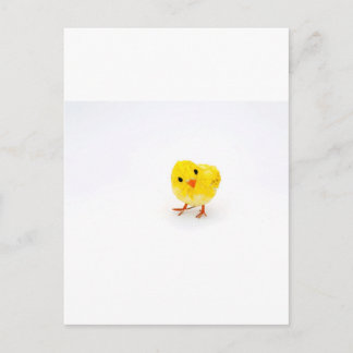 Carte Postale Jolie poussette jaune bébé