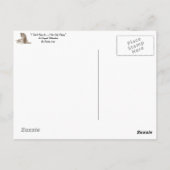 Carte Postale Jolie race mixte chiot avec chien en peluche (Dos)