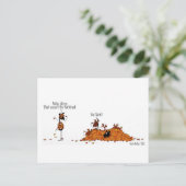 Carte Postale Jolie saison automnale Chevaux se cachant de Vet C (Debout devant)