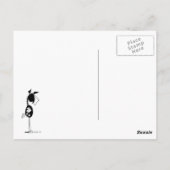 Carte Postale Jolie saison automnale Chevaux se cachant de Vet C (Dos)