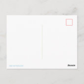 Carte Postale Jolie Snowman Noël hiver (Dos)