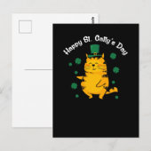 Carte Postale Jolie St. Catty's Day pour St. Patty (Devant / Derrière)