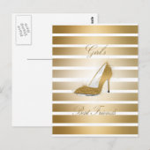 Carte Postale Jolie talons hauts chaussures "Filles meilleurs am (Devant / Derrière)