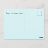 Carte Postale Jolie vache de Pâques ajouter du texte (Dos)