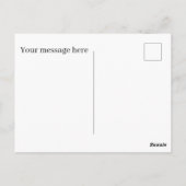 Carte Postale Jolie vache de Pâques ajouter du texte (Dos)