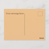 Carte Postale Jolie vache de Pâques ajouter du texte (Dos)