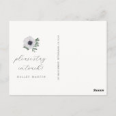 Carte Postale Jolie verdure Changement d'adresse Nous avons démé (Dos)