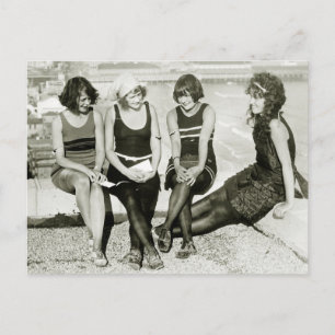 Carte Postale Jolies filles, années 20