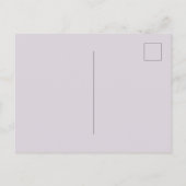 Carte Postale Jolies fleurs de lavande violette (Dos)