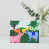 Carte Postale Jolies vaches (Debout devant)