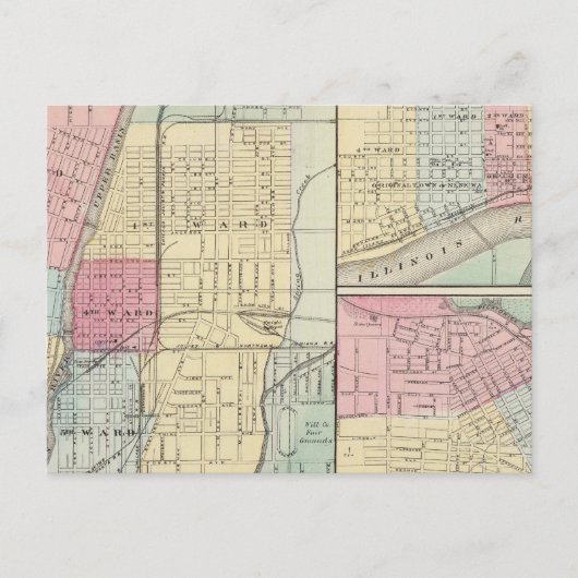 Carte Postale Joliet, Pérou et Freeport (Devant)