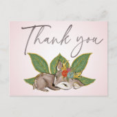 Carte Postale Jolis petits amis de la forêt de cerfs verts (Devant)