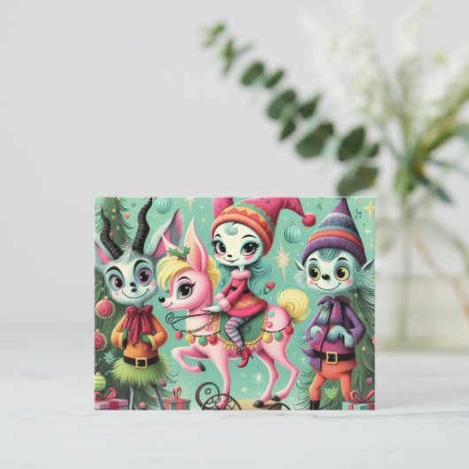 Carte Postale Jolis ratés de Noël (Debout devant)