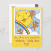 Carte Postale Jolis Soleils Arc-en-ciel Prompt Rétablissement Gu (Devant / Derrière)