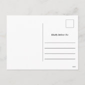 Carte postale Jolly Blue Christmas Snowflake Photo (Dos)