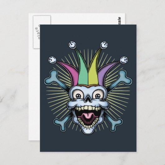 Carte Postale Jolly Jester (Devant / Derrière)
