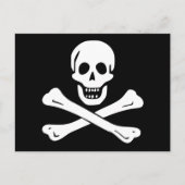 Carte postale jolly roger Pirate (Devant)