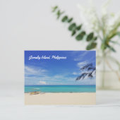 Carte Postale Jomalig Island Beach, Philippines (Debout devant)
