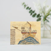 Carte Postale Jonas mangé par la baleine (Debout devant)