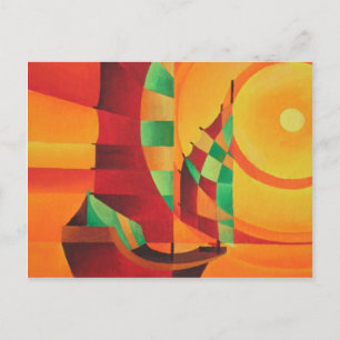 Carte Postale Joncs Cubistes Sur La Mer Rouge
