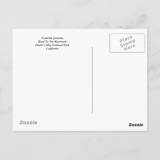 Carte Postale Jonction de bouilloire (Dos)