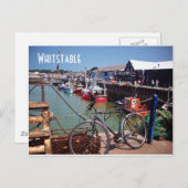 Carte Postale Jone Fishing pittoresque Whitstable Kent Image (Devant / Derrière)