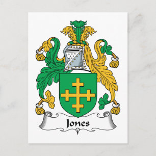 Carte Postale Jones Family Crest