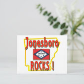 Carte Postale Jonesboro Rocks ! (rouge) (Debout devant)