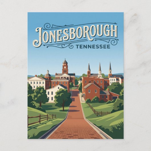Carte Postale Jonesborough États-Unis (Devant)