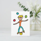 Carte Postale Jonglage (Debout devant)