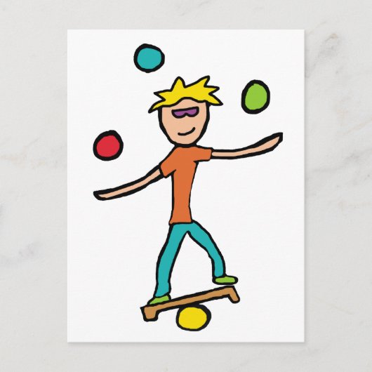 Carte Postale Jonglage (Devant)