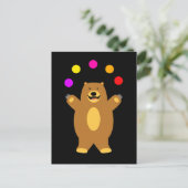 Carte Postale Jonglage de l'ours Brown (Debout devant)
