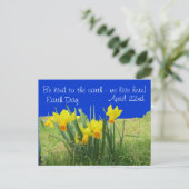 Carte postale - Jonquilles Jour de la Terre (Debout devant)
