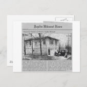 Carte Postale Joplin Hideout de Bonnie & Clyde (Devant / Derrière)